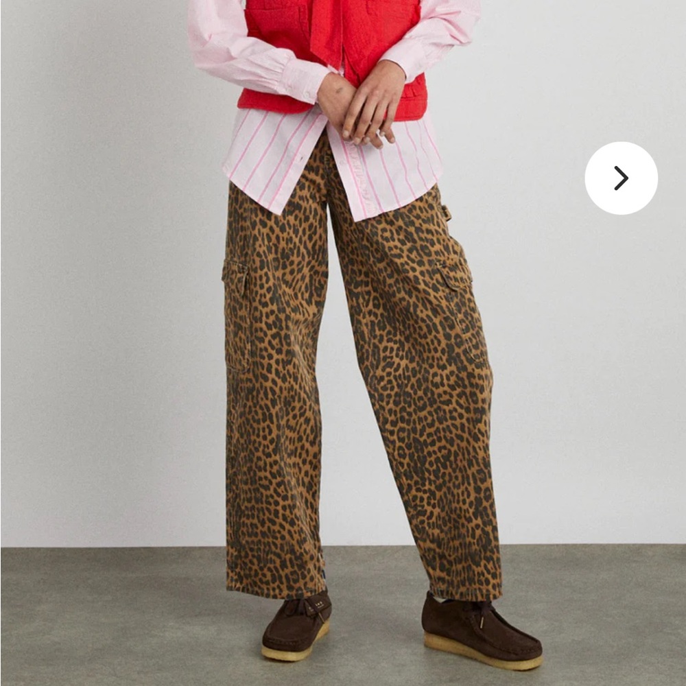 Damson Madder Leopard Cargo